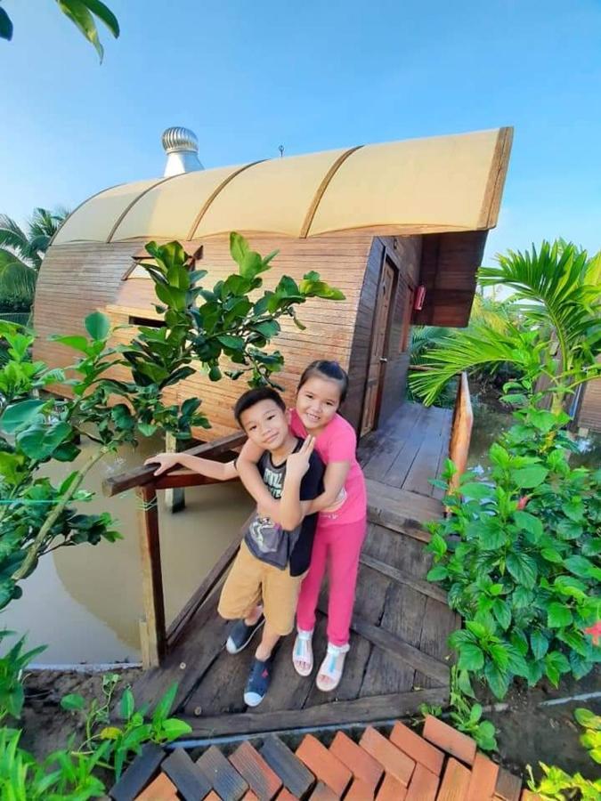 Hong Thai River Side Homestay Ben Tre Exterior foto